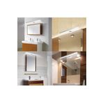 Viesteknoloji DEKORATİF FLÜT APLİK KROM KASA BEYAZ IŞIK AYNA TABLO ÜSTÜ BANYO AYDINLATMA LOŞ IŞIK KUĞU MARTI APLİK