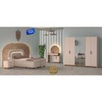 Vieva Tuna Yatak Odası Takımı 6 Kapılı Gardırop 100% Mdf – Teslimat & Kurulum Dahil