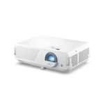 ViewSonic LX750-4K Akıllı 4K Lazer Ev Projektörü, 4000 ANSI Lümen, 300 inç Ekran, Google TV, Netflix, 10W Hoparlör