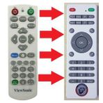 Viewsonic Q-3101 / A0001005PA500 PA503 PG700 PS500 PS501 VS16907 VS16909 Projeksiyon Kumandası