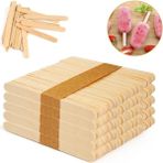 Vigentino Pratik 50'li Ahşap Dondurma Çubuğu | Ahşap Küçük Magnum Dondurma Çubuğu Naturel 50'li Paket