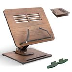 Vigo Wood - DYKOS Yükseklik Ayarlanabilir Katlanabilir 360º Dönebilen Kitap Okuma ve Laptop Standı