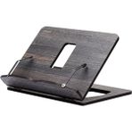 Vigo Wood Gri Ahşap Kitap Okuma ve Tablet Standı MDF Malzeme ile Ergonomik Tasarım