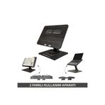 Vigo Wood Kitap Okuma Standı Yükseklik Ayarlanabilir Katlanabilir 360º Dönebilen Laptop Standı Antik