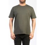 Vigoss Jeans Battal O Yaka Basic Erkek T-shirt B3124-03370 - 5XL - Haki