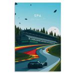 VIGSNTEP Mclaren Formula 1 poster, F1 duvarlar, tuval, araba posteri, erkek odası için duvar sanatı, vintage, çerçevesiz, 30 x 45 cm