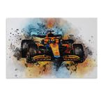 VIGSNTEP Mclaren Poster Formula 1 Poster, F1 Duvarlar, Tuval, Araba Posteri, Duvar Sanatı, Erkek Odası için Tuval, Vintage, Çerçevesiz, 45 x 30 cm