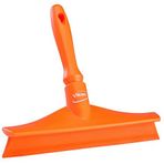 Vikan 71257 Kauçuk Polipropilen Çerçeve Tezgah Tek Bıçaklı Çekpas, 25,4 cm, Turuncu