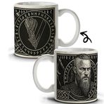 Viking kupası Viking aksesuarları erkek Ragnar Lothbrok 10000000 SürahBabalar Günü hediyesi. Vikings Merchandising. Bira Sürahi. Görünmez arkadaş hediyesi. Bira kutusu Bira kupası