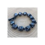 Viking Kurukafa Skull Klipsli Gotik Tarz 316L Paslanmaz Kararmaz Saf Çelik Bileklik