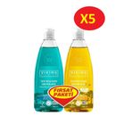 Viking Sıvı Elde Bulaşık Deterjanı 2 Li Paket 750 ml x 5 Adet