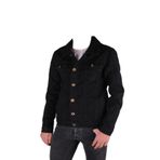 viking's line Erkek Denim Mont Trend Siyah Kot Ceket