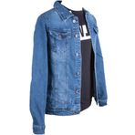 viking's line Erkek Kot Ceket Trend Giyim Denim Mont