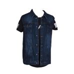 viking's line Erkek Koyu Mavi Denim Trent Yelek