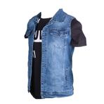 viking's line Erkek Mavi Denim Opnt Spor Trend Yelek