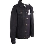 Viking's Line Erkek Şık Giyim Denim Mont Siyah