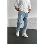 viking's line Erkek Şimşek Desenli Baggy Pantolon