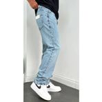 viking's line Kaizer Denim Erkek Buz Mavi Baggy Jeans