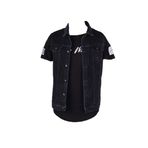 viking's line Vikings Jeans Erkek Denim Yelek Füme Kot