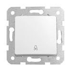 Viko 10AX 250 V Linnera Rollina Beyaz Çerçevesiz Zil Anahtarı