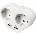 Viko 1A İkili Topraklı USB Çıkışlı Fiş-Priz