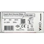 Viko 2X40 Amper Kaçak Akım Rölesi 30MA VTR2-4030 - Beyaz