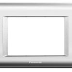 Viko 3 m Panasonic Thea Sistema Chrome Metalik Beyaz Çerçeve