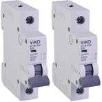Viko 4VTB-1B25 Otomatik Sigorta 4,5kA B Tipi 1 Kutup 25A (2 paketi)