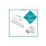 VİKO 5 METRE 5'Lİ GRUP PRİZ + BEYAZ YONCA PLUS GOLYAT PAKET /