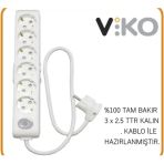 Viko 6 Li 3X2.5 Uzatma Seyyar Kablo 20 Metre
