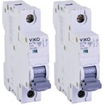 Viko 6VTB-1C10 Otomatik Sigorta 6kA C Tipi 1 Kutup 10A (2 paketi)