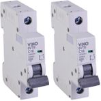 Viko 6VTB-1C16 Otomatik Sigorta 6kA C Tipi 1 Kutup 16A (2 paketi)