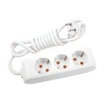 Viko 90117302 Multi-Let Topraklı Anahtarlı 3'lü Grup Priz