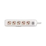 Viko 90117503 Multi-Led Beyaz Anahtarlı Topraklı Kablolu Çocuk Korumalı 3 mt Beşli Grup Priz