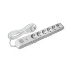 Viko 90117630 Multi-Led Beyaz Şok Korumalı Topraklı Çocuk Korumalı 1.5 mt Dörtlü Grup Priz