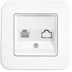 Viko 90440078 Linnera Rollina Beyaz Tekli Data Cat6 Çerçeve Hariç Mekanizma Kapak