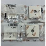 Viko 90950694 Karre Beyaz Tv Düğme/Kapak (Mekanizma Hariç) = 4 Adet