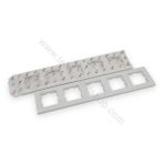 Viko 90960204 Karre Beyaz 3'lü Paket Beşli Çerçeve