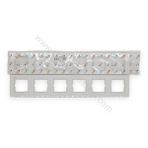 Viko 90960205 Karre Beyaz 3'lü Paket Altılı Çerçeve
