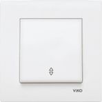 Viko 90967004 Karre Meridian Beyaz Çerçevesiz Mekanizma Vavien