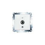 Viko 90967038 Karre Meridian Beyaz F Konnektörlü 10 dB Geçişli Uydu Prizi