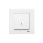 Viko 90967063 Karre Meridian Beyaz Işıklı Vavien