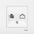 Viko 90967X13 Karre Numeris Telefon Priz