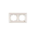 Viko 90979012 Meridian Krem 2'li Yatay Çerçeve