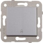 Viko 92605006 Artline Novella Gümüş Zil Çerçevesiz Duvar Anahtarı