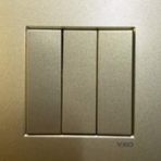 Viko 92605268 Artline Novella Bronz Üçlü Çerçevesiz Duvar Anahtarı