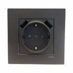 Viko 92605411 Artline Novella Füme Hdmi Konnektör Prizi Çerçevesiz Duvar Anahtarı