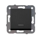 Viko 92605519 Artline Novella Siyah Işıklı Çerçevesiz Duvar Anahtarı