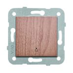 Viko 92615103 Artline Novella Ceviz Light Çerçevesiz Duvar Anahtarı
