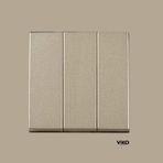 Viko Artline Novella Bronz Çerçeveli 3'lü Anahtar
